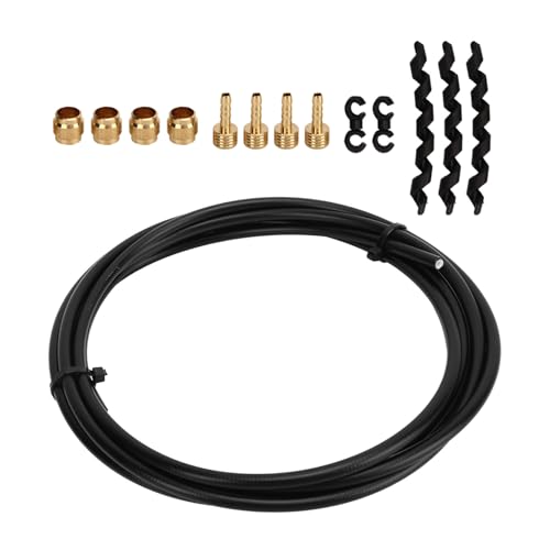 Disc Brake Oil Pipe, Olive Head Hydraulic Disc Brake Hose Kit, Black, Excellent Manufacturing Technology, Low Temperature Resistant for Mountain Bike (for SR01T)