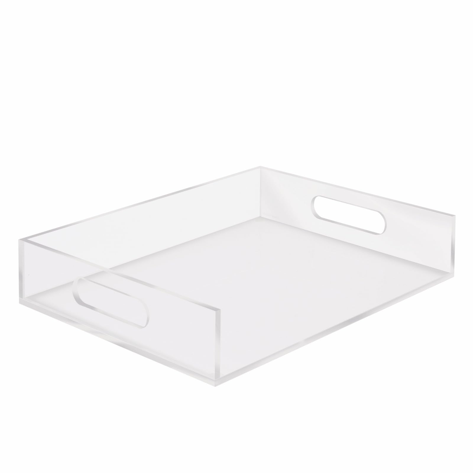 Acrylic Inbox Stackable Letter Tray, Clear, 12.5” X 10.5” X 2.5”