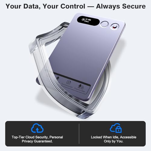 Image of AI Voice Recorder, Note Voice Recorder Transcribe & Summarize with AI Technology, App Control Supports 152 Languages, Magnetic Case 64GB Memory Audio Recorder for Lectures, Meetings, Interviews, Calls