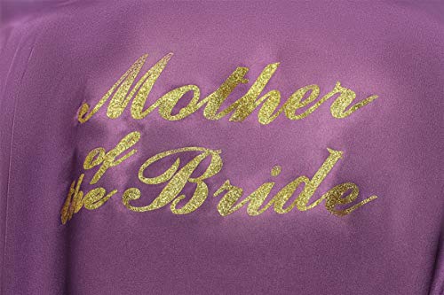 Image of Giova Women Bridal Robe for Bride and Bridesmaid Getting Ready Wedding Party Bathrobe