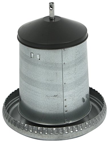 duvoplus, MANGEOIRE Poules SILO GALVANISÉ + Couvercle 5KG, Oiseaux, Oiseaux