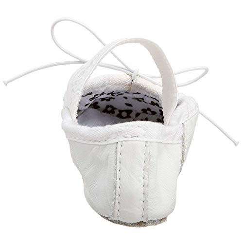 Capezio girls 205x dance shoes, White, 6.5 Wide Toddler US3