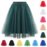 ✨【Design à la mode】: Cette jupe plissée présente un beau design plissé qui crée une silhouette fluide et élégante. Les plis uniformément répartis sont pleins, volumineux et superposés, donnant à la jupe une texture luxueuse qui ajoute une touche de glamour à n'importe quelle tenue.