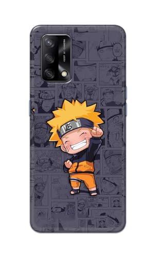 Image of PRINTFIDAA Printed Hard Back Cover Case for Oppo F19 | Oppo F19s | Oppo A74 4G Back Cover (Famous Anime Cartoon Character) -112