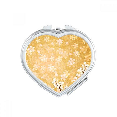 Miroir compact de poche à motif géométrique Sakura Japon