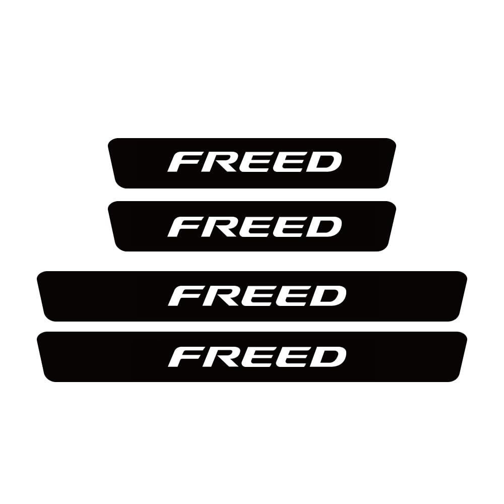 Sdyayfge Normal 4Pcs Kick Plates Car Door Sill Protector,For Freed