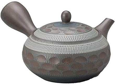 Japanese Kyusu tokoname Hand-Made Clay Teapot 9.8 fl.oz. Shokou L352 from Japan