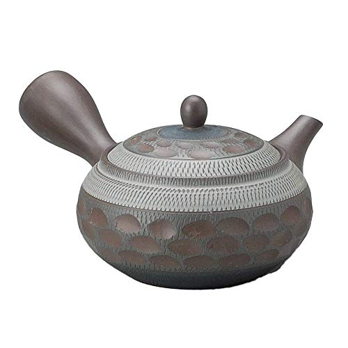 Japanische Kyusu Tokoname Teekanne aus Ton, handgefertigt, 250 ml Shokou L352 aus Japan Cover