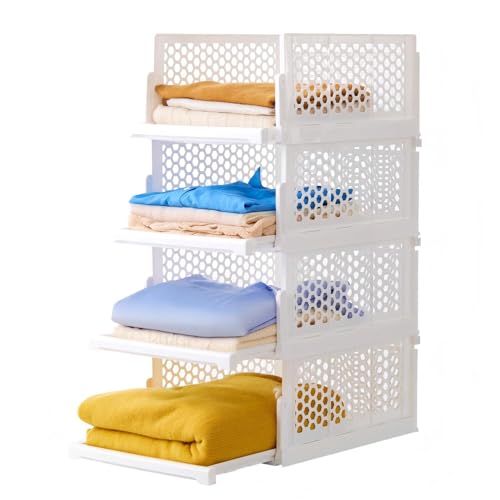 Imagen de 4 Pack Organizador Armario Plegables y Apilables