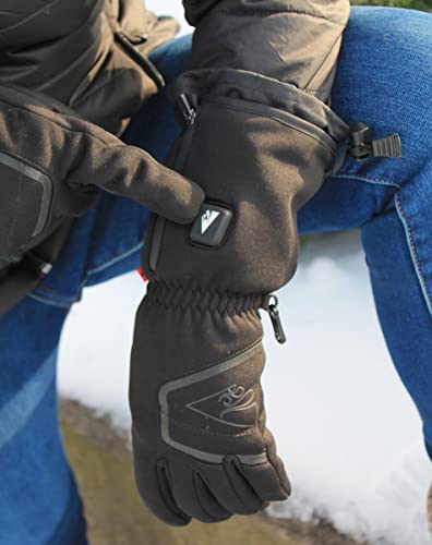 Battery Heated Gloves for Women - Waterproof, 3 Heat Levels, 8 Hours of Heat