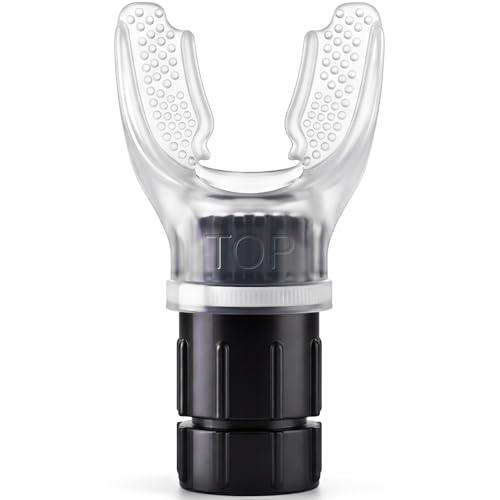 Expand-A-Lung | Breathing Exercise Fitness Trainer | Inspiratory Muscle Strength Tool | Breathe Easier with Stronger Lungs | Dual-Way Inhale-Exhale Adjustable Resistance Settings