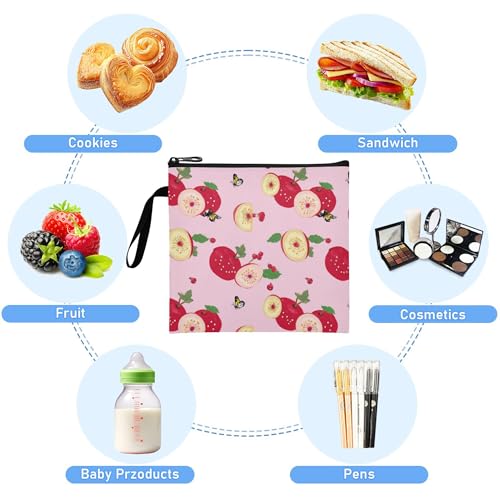 Pack de 3 Bolsas Reutilizables con Cierre para Snacks miniatura 3