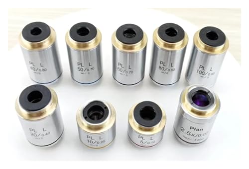 Lentille objectif microscope metallographique infini plan achromatique 40X RMS