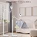 Baby Monitor Floor Stand Compatible with HelloBaby, Nanit Pro, Infant Optics, Babysense, Owlet, Baby, Bonoch, Adjustable Height from 37.4-69, Universal Baby Camera Stand Mount, Safety for Nursery