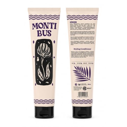 Crème coiffante Montibus volume et tenue moyenne à la framboise 185ml