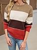 Libsorge Womens Oversized Cute Color Block Sweater... #1