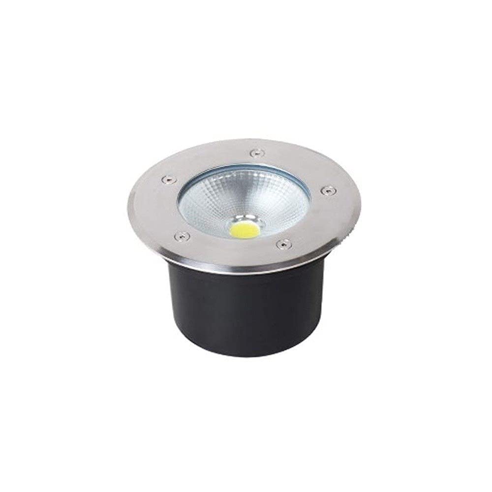 Spot LED encastré de sol en technologie COB, lampe de paysage durable et robuste