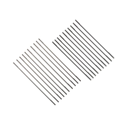 DONGGUA 168mm 6-1/2-Inch Coping Saw Blades, 6-1/2-Inch Long Between Pins, 0.125-Inch X 020-Inch X 24 TPI 20PCS