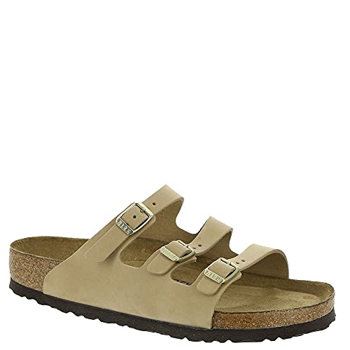 Birkenstock Women's Florida Fresh SFB Nubuck Sandcastle 37 R