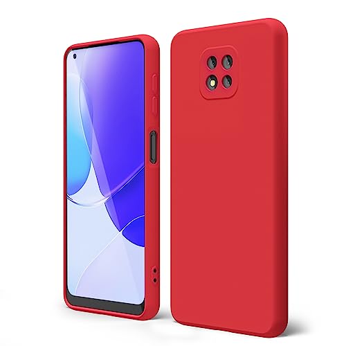 Funda de silicona para Moto G Power 2021 protectora, carcasa de gel flexible y antigolpes, rojo