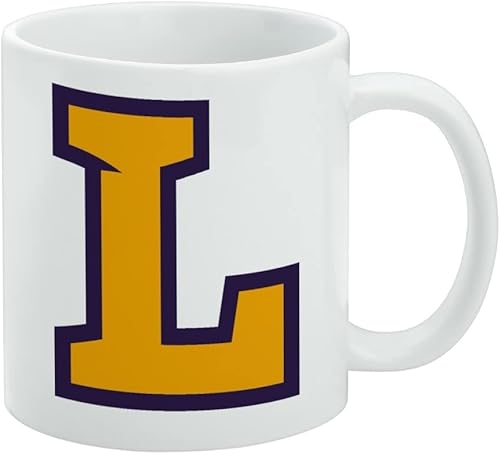 Vista 334 de Taza de cerámica con el logotipo principal de la Universidad de St. John, taza de regalo novedosa para café, té y bebidas calientes, 11oz, blanca