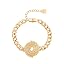 Spiral Disc Link Bracelet