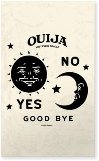 CafePress Ouija: Crescent Shape Indicates NO Rectangle Bumper Sticker Car Decal