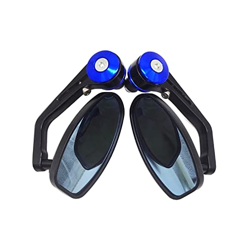 Espejo retrovisor universal de moto azul para Yamaha MT 07 MT09