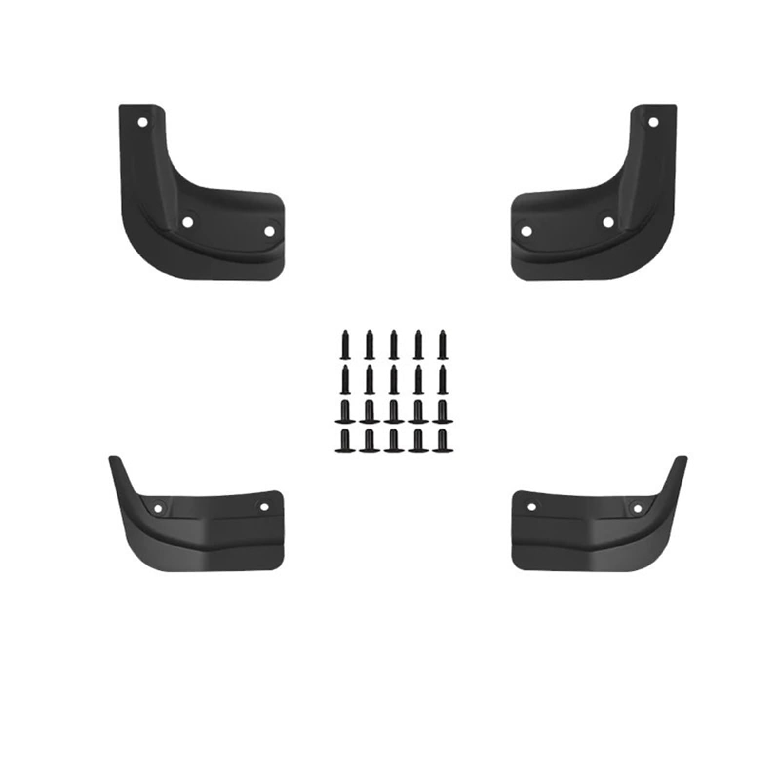 Auto-Kotflügel Passend für Tesla Model Y / 3 2025–2026, Schmutzfänger, Löcher, Spritzschutz(TPE 4PCS 2)