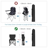 PATIKIL 38x10 Inch Camp Chair Replacement Bag, 3 Pack Nylon Folding Camping Chair Carry Bag Tripod Case Bag with Handle for Outdoor Camping, Black - Image 6