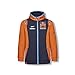 Red Bull KTM Official Teamline Zip Felpa con Cappuccio, Blu Bambina 116 Hoodie, KTM Racing Team Abbigliamento & Merchandising Ufficiale