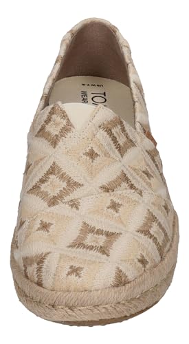 Image of TOMS Women's, Alpargata Rope Espadrille Slip-On, 7, Natural Geo