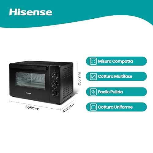 Hisense - Fornetto Elettrico Hom45m-nero - 2