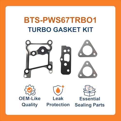 Image of BTS-PWS67TRBO1 Turbo Gasket Kit, Compatible with Ford 6.7L Powerstroke Engine, Aftermarket Replacement for OEM HC3Z-6587-A, BC3Z-6587-A, BC3Z-6N640-A, Kit de Juntas de Turbo