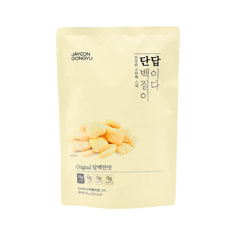 JAYEON GONGYU Korean Protein Snack (Original) - High Protein Snacks | Protein snacks low carb low sugar | Protein snacks for adults