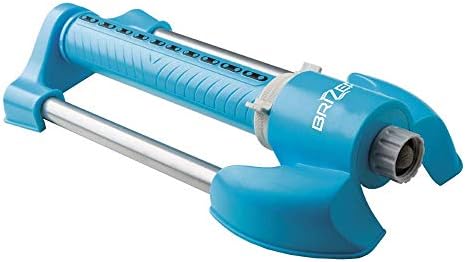Brizer Oscillating Lawn Sprinkler, Waters 3,000 ft. of Lawn Care, Water Hose for Grass, Sprinkler for Yard, Sprinklers Oscillating, Garden Hose Nozzle, Water Sprinkler for Lawns (Teal)