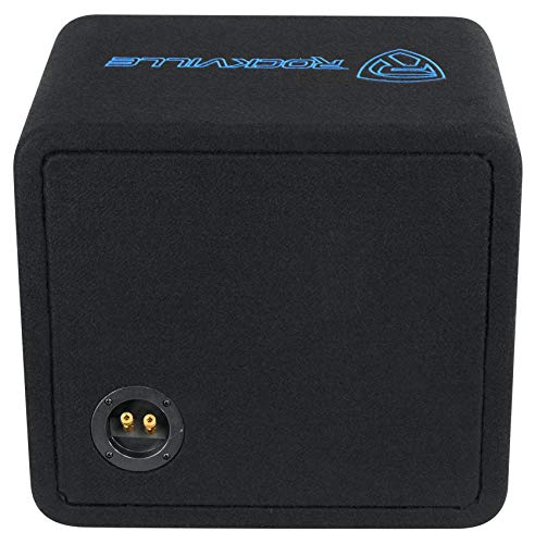 Rockville Sk510 Package 10" 1200W Loaded K5 Car Subwoofer Enclosure+Db11 Amp #TOP4