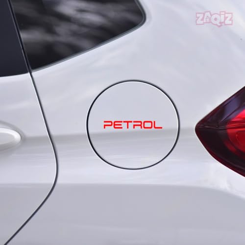 Image of Adhesive Petrol Warning Sticker for Vehicles, Perfect for Daily Use 1 Pack 2 Pieces (RED)