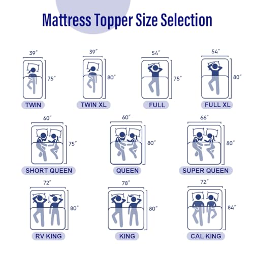 Protetor de colchão duplo extragrosso, respirável, ultramacio, 1300 g/m², protetor de colchão com en