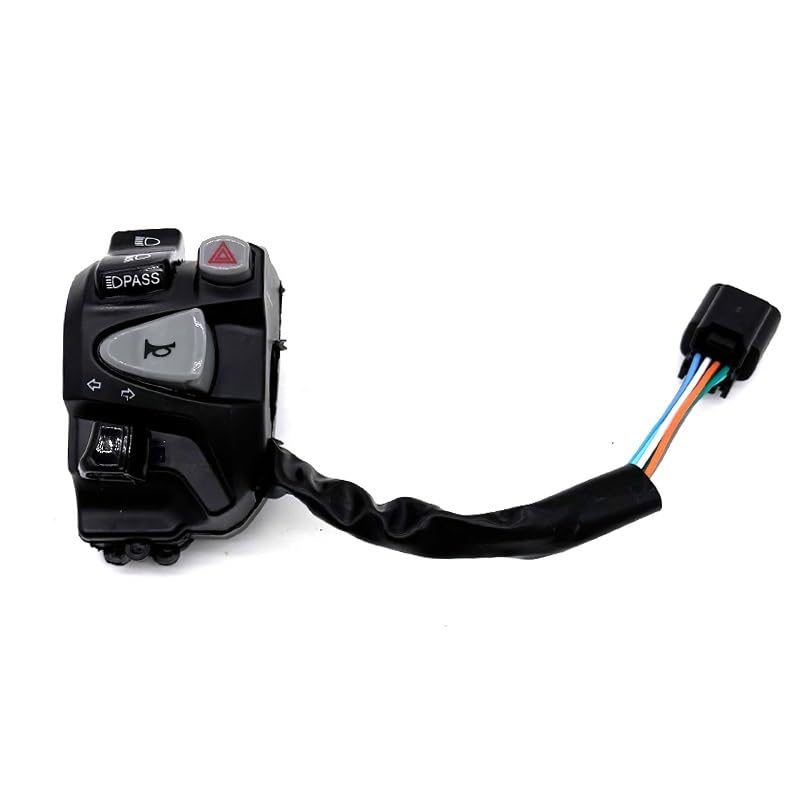 Interruptor de manija izquierda para motocicleta Honda Click 150 con control de luces y bocina 2