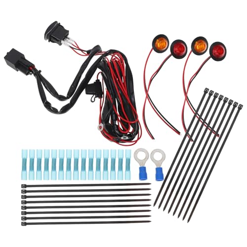 Faisceau de câbles clignotants UTV ATV 12V avec interrupteur horizontal pour quad