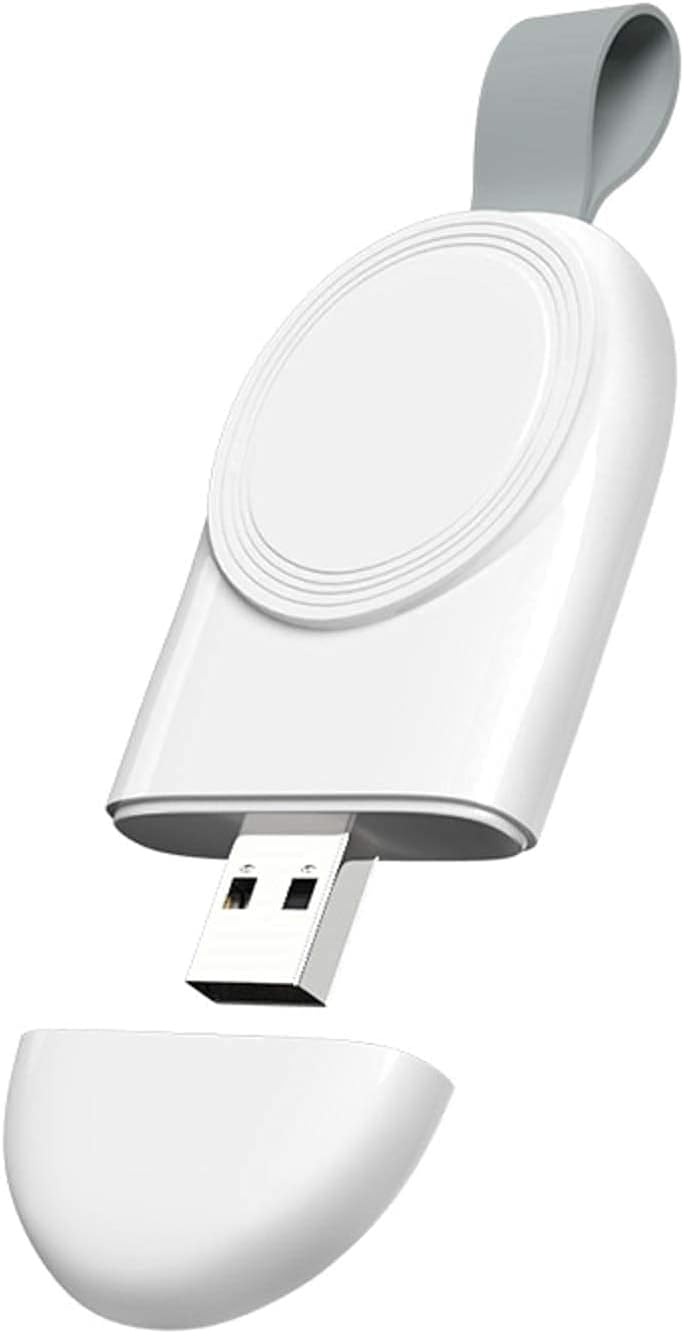 Mezone iwatch Charger, Portable USB Wireless Charger for Apple Watch, Magnetic Cordless Charger Compatible with Apple Watch Series 6, Se, 5, 4, 3, 2, 1, Nike+, 44mm, 42mm, 40mm, 38mm
