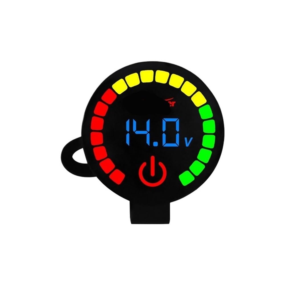 Misuratore della Temperatura dell'Acqua per Motocicletta per termometro per XMAX250 300 NMAX CB 400 CB500X Indicatori di Tensione Doppio Display Contachilometri