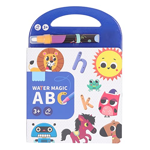 Biitfuu Alphabet Water Painting Book, Reusable Educational Learning Toy for Kids Over 3 Years Old