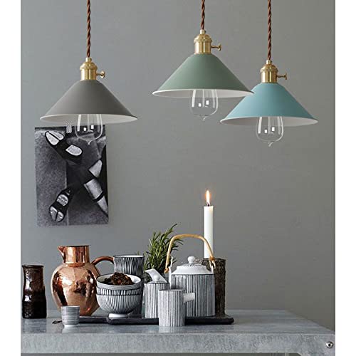 Lampes suspendues couleur macaron avec douille E27 et câble réglable - 3