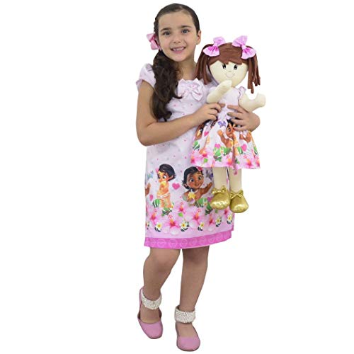 Tal Menina Tal Boneca Mari - Vestido Moana Bebê Trapézio