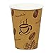 Produktbild 1-PACK Kaffeebecher Pappbecher Premium, Coffee to go, Trinkbecher Pappe beschichtet, 8oz, 200 ml, 100 Stück