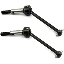 2Pcs Universal Steel Drive Shaft CVD 44MM for 3Racing Sakura D3 CS XIS Zero S Compatible with Tamiya TB-03 TB-03D 1/10 RC Drifting Car
