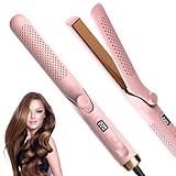 Flat Iron Hair Straightener and Curler 2 in 1,...