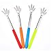 Drhob 1pcs Scalable Massage Scratching Portable Claw Telescopic Ultimate Stainless Back Scratcher Extend to 22.8" Cute Color Random